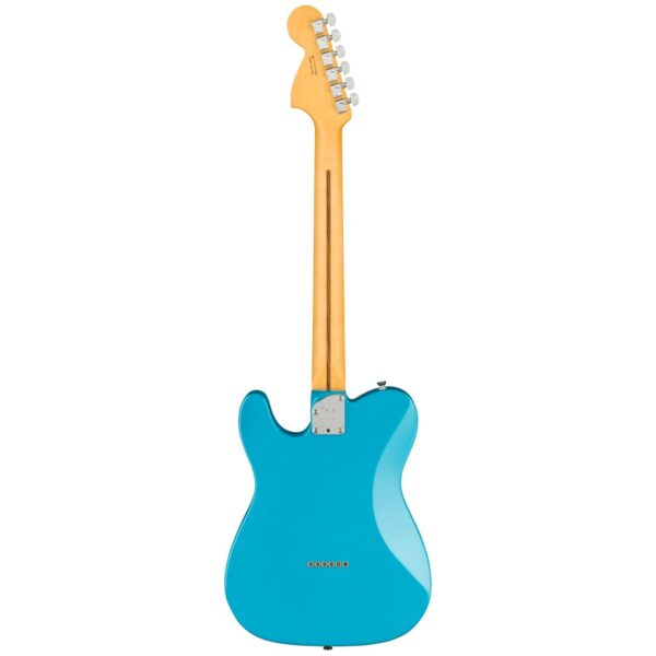 Fender American Pro II Telecaster Deluxe Miami Blue Electric Guitar, (Ex-Display) - Image 2