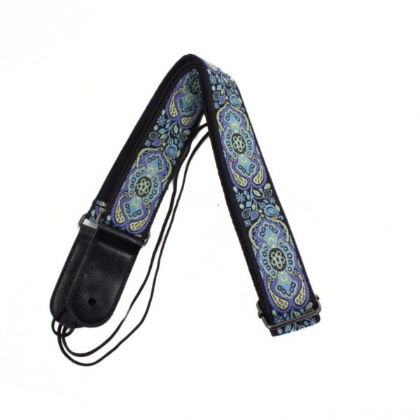 Mickleburgh Blue Orient pattern Ukulele Strap