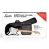 Squier Sonic Stratocaster Pack, Black, Gigbag, 10G Amp - Image 3