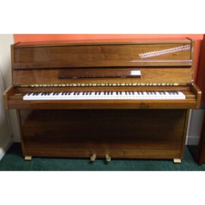 Samick SU105 Upright Piano, Second Hand Piano, Polished walnut, c.1989