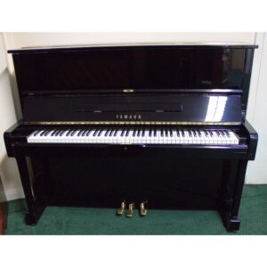 Yamaha U1 Upright Piano, Second Hand Piano, Polished ebony, c.1975