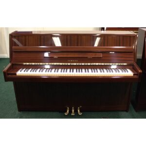 Yamaha M5J Upright Piano, Second Hand Piano, Polished Mahogany, c.1982