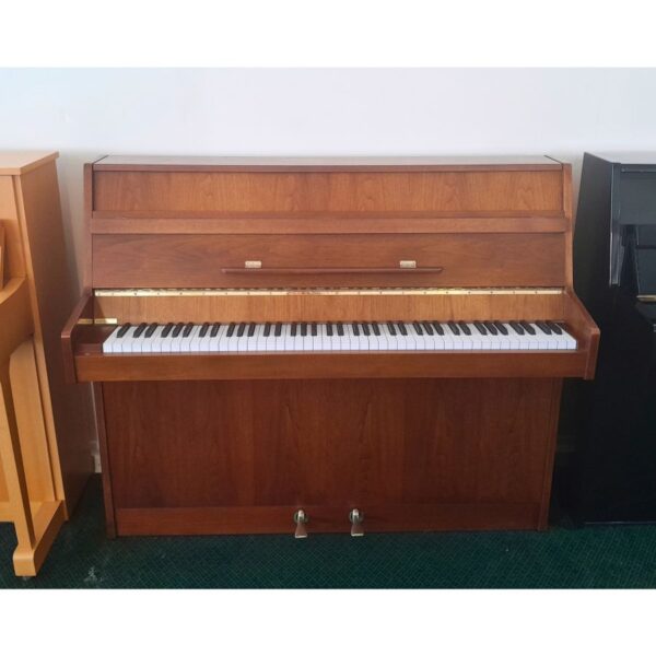 Second Hand Brinsmead Classic 7 Oct. Upright Piano, satin walnut, c.1987