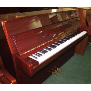 Yamaha C108N Upright Piano, Second Hand Piano, polished mahogany, c.1986
