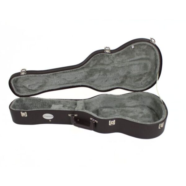 Tanglewood Tiare TWT20 Baritone Ukulele, Ebony, with Deluxe Hard Case - Image 2