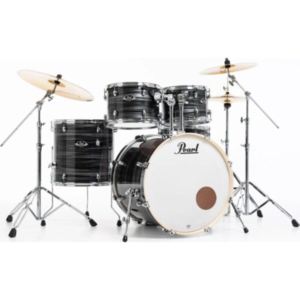 Pearl Export EXX American Fusion Drum Kit, Graphite Silver Twist