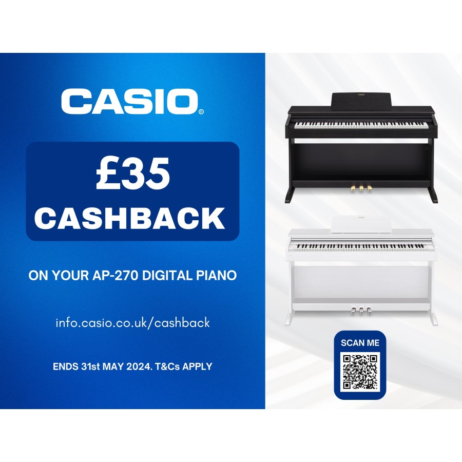 Casio Cashback Promotion - Mickleburgh Musical Instruments