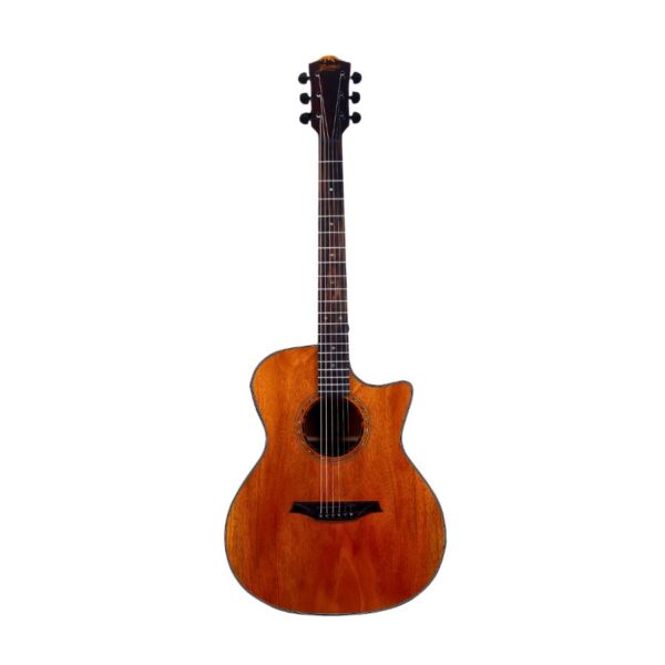 Bromo Tahoma BAT2MCE Electro Acoustic Guitar, Cutaway, Solid Mahogany Top