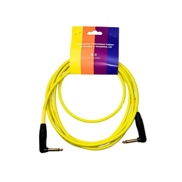 Mojo Cables 3 m Professional Guitar Cable, Double Right Angle