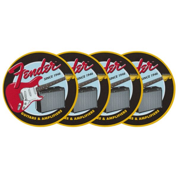 Fender 1946 Guitar & Amp Coaster Set - Image 2