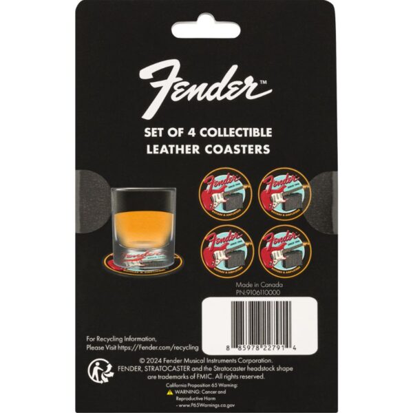 Fender 1946 Guitar & Amp Coaster Set - Image 4