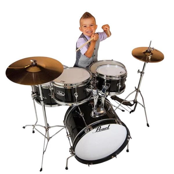 Pearl Roadshow Junior Drum Kit, Black - Image 2