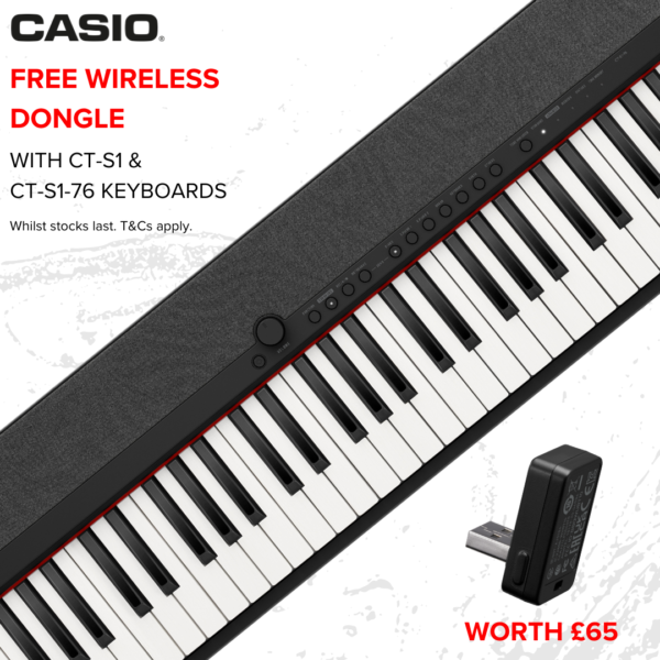 Casio CT-S1 Black Keyboard - Image 2