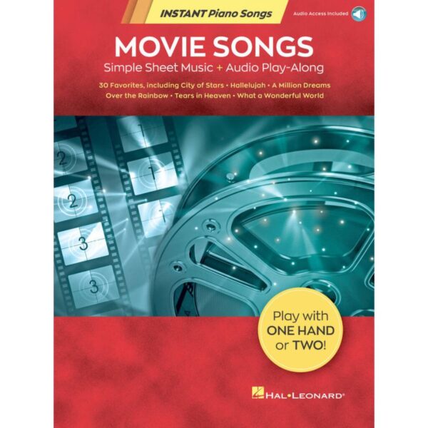 Movie Songs (Instant Piano Songs), with Audio Play-Along