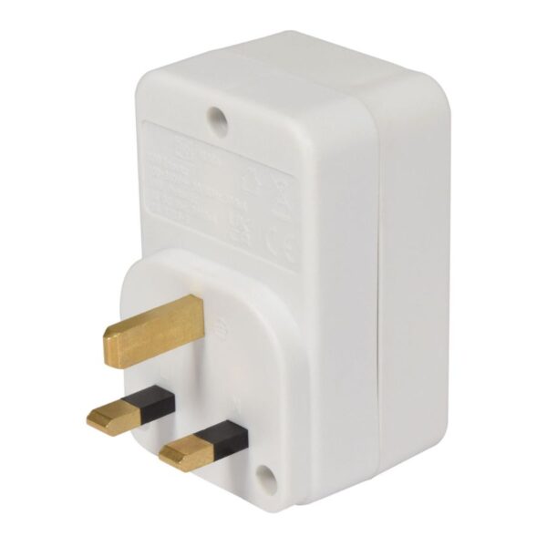 UK Mains Adaptor with USB A+C Port (PD Fast Charging) - Image 2