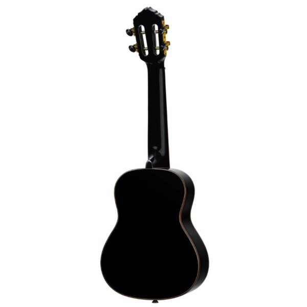 Ortega Onyx RUOX-CC Concert Ukulele, Black, with Bag - Image 5