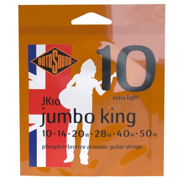 Rotosound JK10 Phosphor Bronze, 10-50 Acoustic String Set