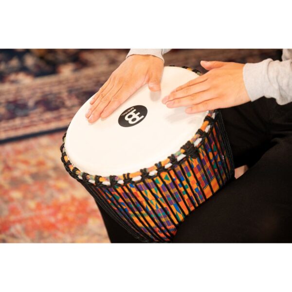 Meinl Travel Series PADJ2-L-F African Djembe , Kenyan Quilt, 12 " Synthetic Head - Image 2
