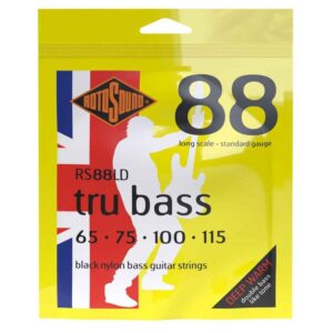 Rotosound RS88LD Black Nylon, 65-115 Tru Bass Guitar String Set