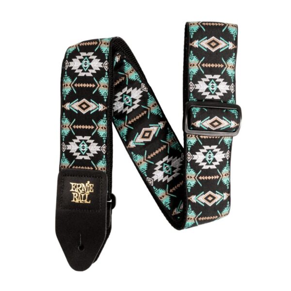 Ernie Ball Classic Jacquard Guitar Strap, Southwestern Turqoise