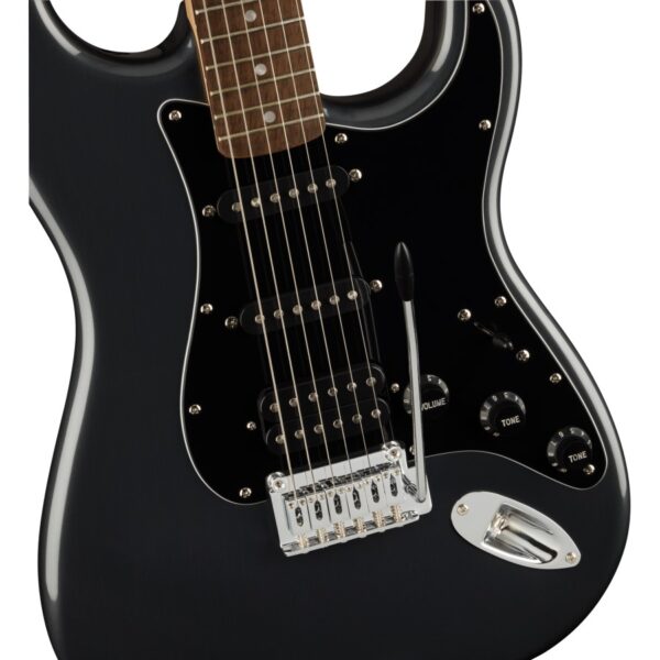 Squier Affinity Stratocaster HSS Guitar Pack, Charcoal Frost Metallic - Image 6