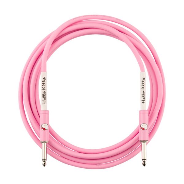 Fender Original 10ft Instrument Cable, Hello Kitty, Pink