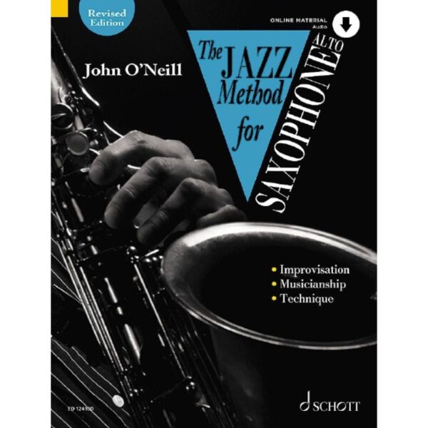 The Jazz Method for Alto Sax, John O'Neil (+Audio)