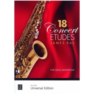 James Rae: 18 Concert Etudes (Saxophone)