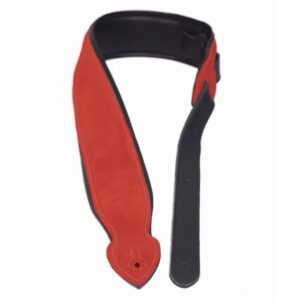 Leathergraft Deluxe Padded Guitar Strap, Red