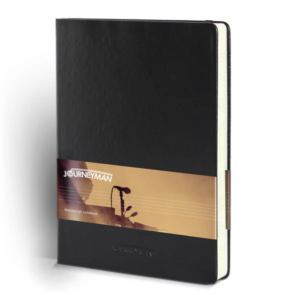 Journeyman A5 Vegan Manuscript Notebook, Black