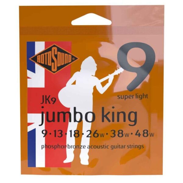 Rotosound JK9 Phosphor Bronze, 09-48 Acoustic String Set