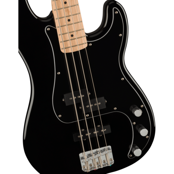 Squier Affinity Precision Bass PJ Pack, with Rumble 15 Amp, Maple Fingerboard, Black - Image 5