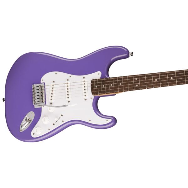 Squier Sonic Stratocaster, Laurel Fingerboard, White Pickguard, Ultraviolet - Image 4