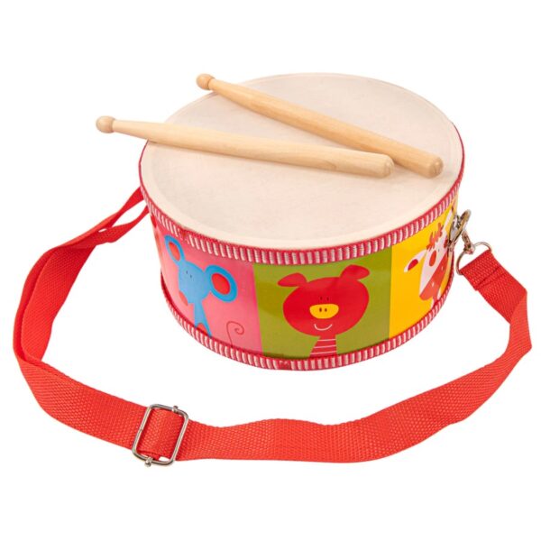 PP World 'Early Years' PP8011 Wooden Drum, Animals