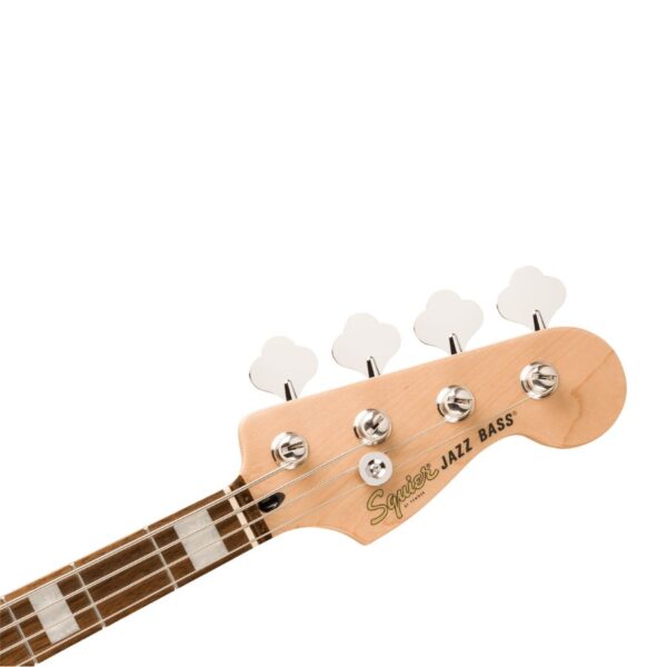 Squier Affinity Active Jazz Bass, Laurel Fingerboard, White Pickguard, Mystic Sea Foam Green - Image 5