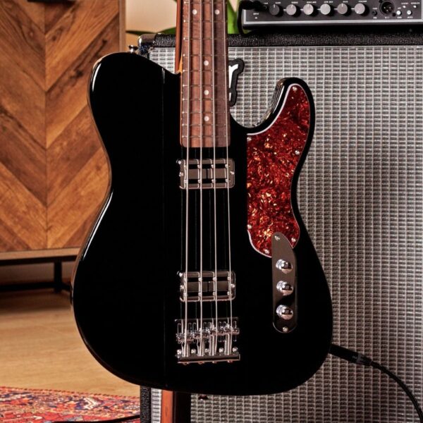 Shergold Bass Telstar Standard SBT14BK, Black - Image 3