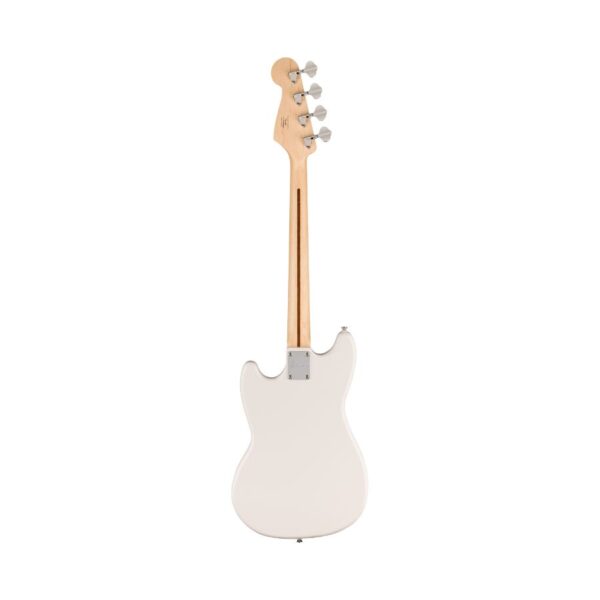 Squier Sonic Bronco Bass Guitar, Maple Fingerboard, White Pickguard, Arctic White - Image 2