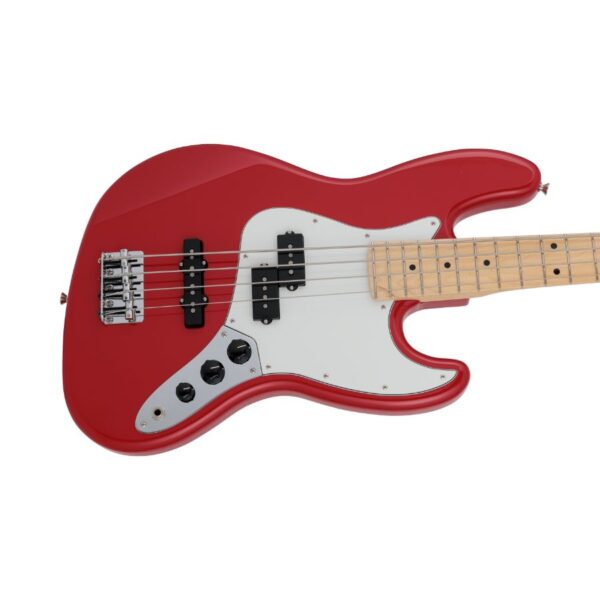Fender Made in Japan Hybrid II Jazz Bass PJ, Maple Fingerboard, Modena Red (2024 Collection) - Image 3