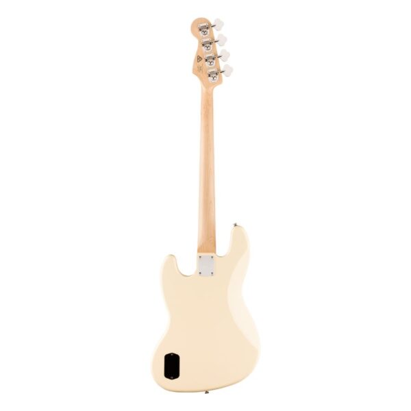 Squier Affinity Active Jazz Bass, Maple Fingerboard, Black Pickguard, Olympic White - Image 2