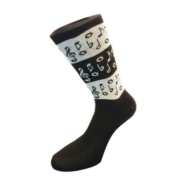 MGC Music Notes Socks, Size 6-11