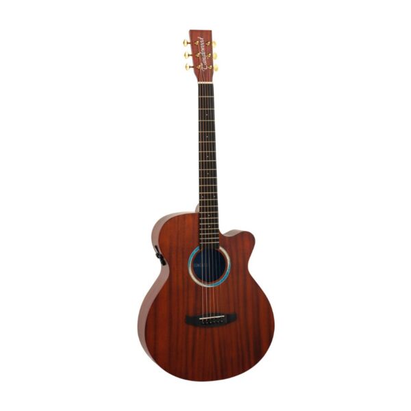 Tanglewood Elemental TE4CEBL Super Folk Electro Acoustic Guitar, Solid Mahogany Top