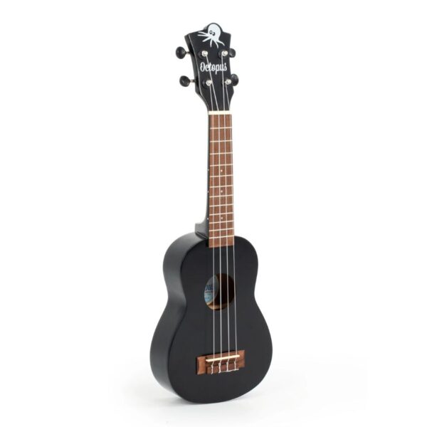 Octopus UK200 Soprano Ukulele, Matt Black