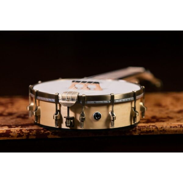 Ortega OUBJE90-MA Maple Pickup Banjolele, with Bag - Image 3