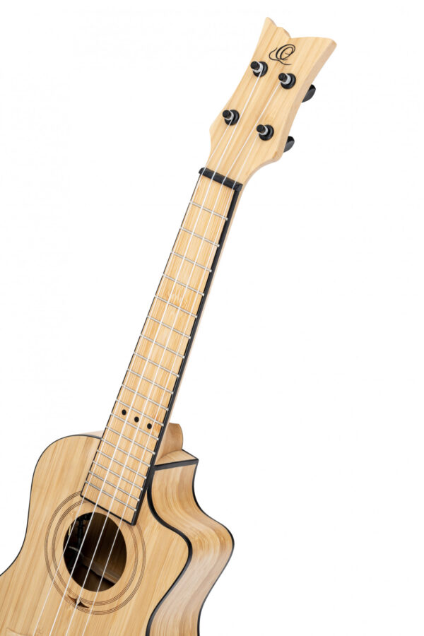 Ortega Bamboo Series RUNAB-CC Concert Pickup Ukulele, with Bag - Image 3