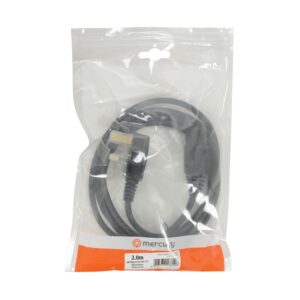 Mercury Hot-IEC Plug 10A Mains Lead, 2m