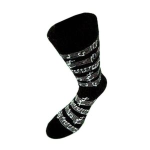 MGC Manuscript Socks, Black, Size 6-11