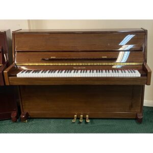 Second Hand Waldstein UP 108 DI Upright Piano, polished mahogany, c.