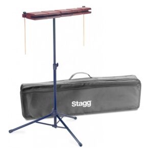 Stagg WB-SET-5B Set of 5 with stand & bag Wood Temple Blocks