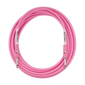 Fender Original 18.6ft Instrument Cable, Hello Kitty, Pink