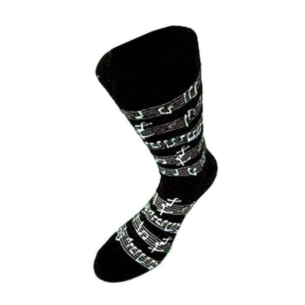 MGC Manuscript Socks, Black, Size 6-11